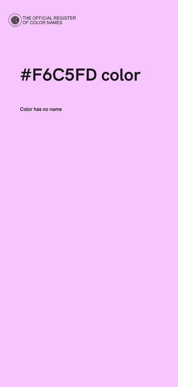 #F6C5FD color image