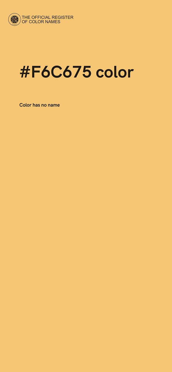 #F6C675 color image