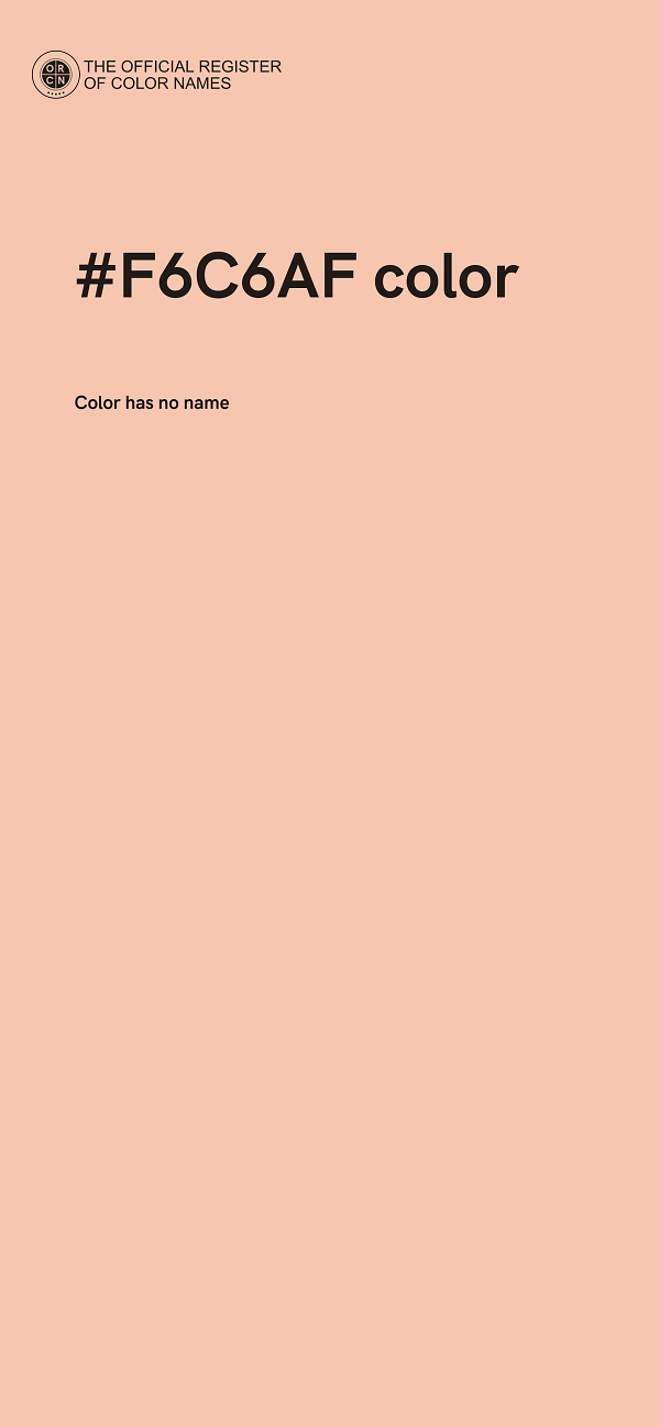 #F6C6AF color image