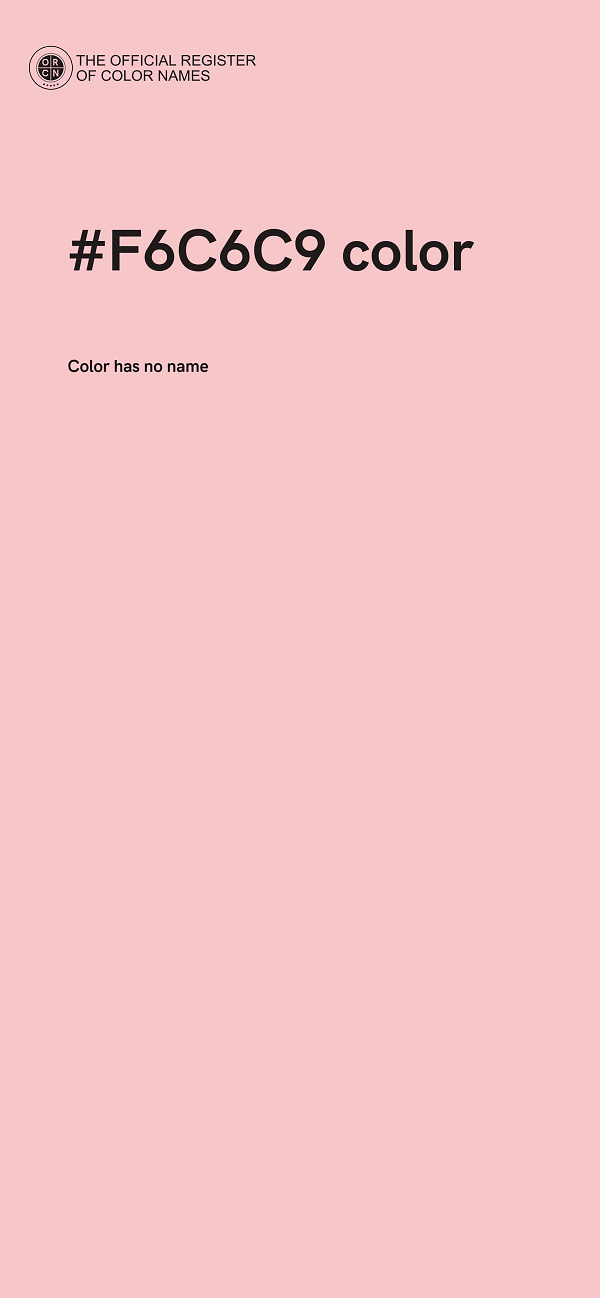 #F6C6C9 color image