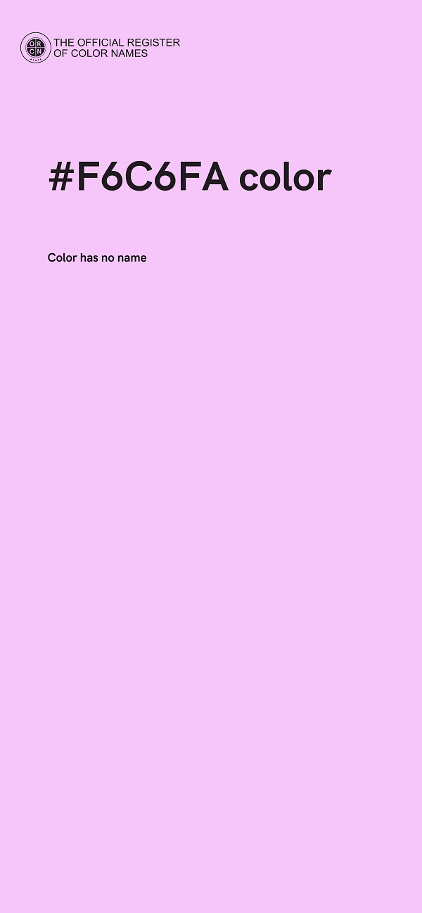 #F6C6FA color image
