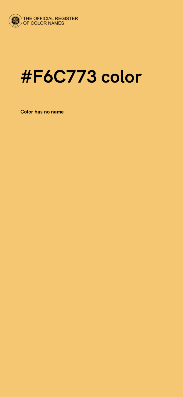 #F6C773 color image
