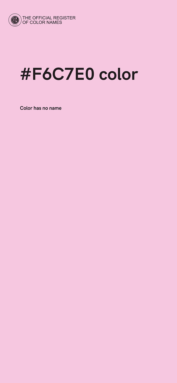 #F6C7E0 color image