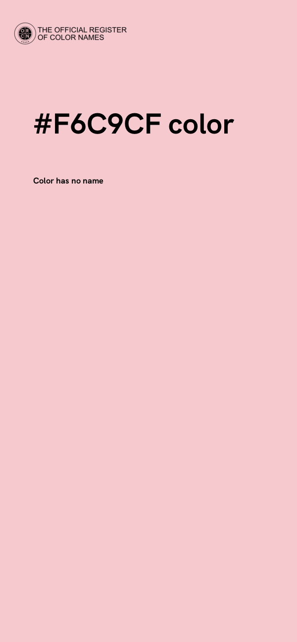 #F6C9CF color image