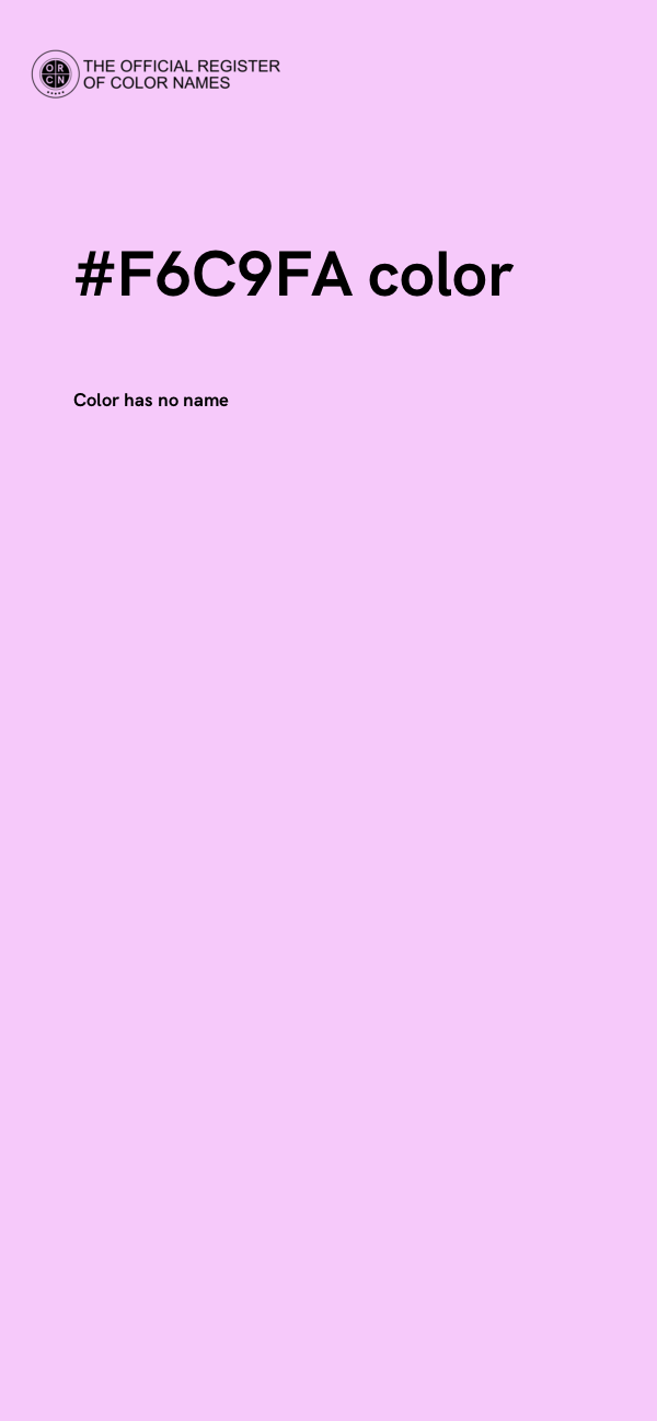 #F6C9FA color image