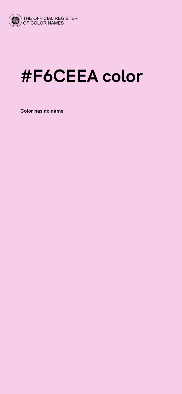 #F6CEEA color image
