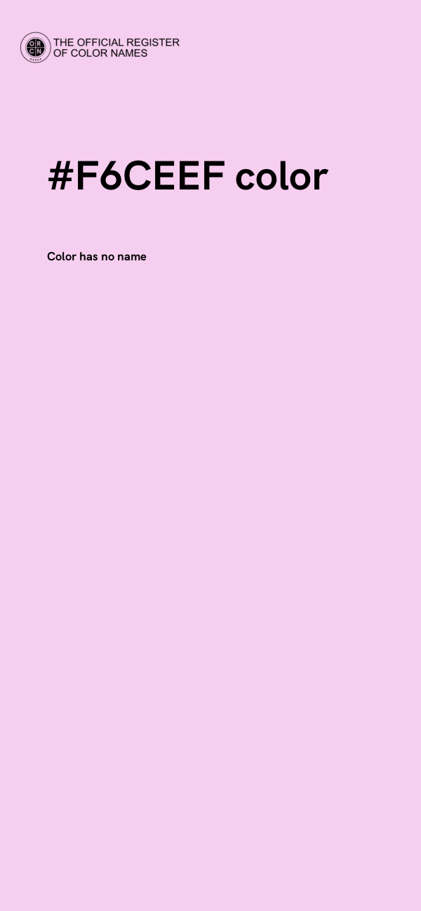 #F6CEEF color image