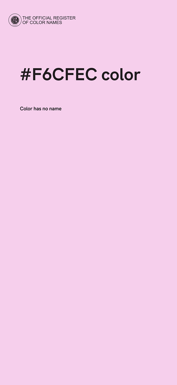 #F6CFEC color image
