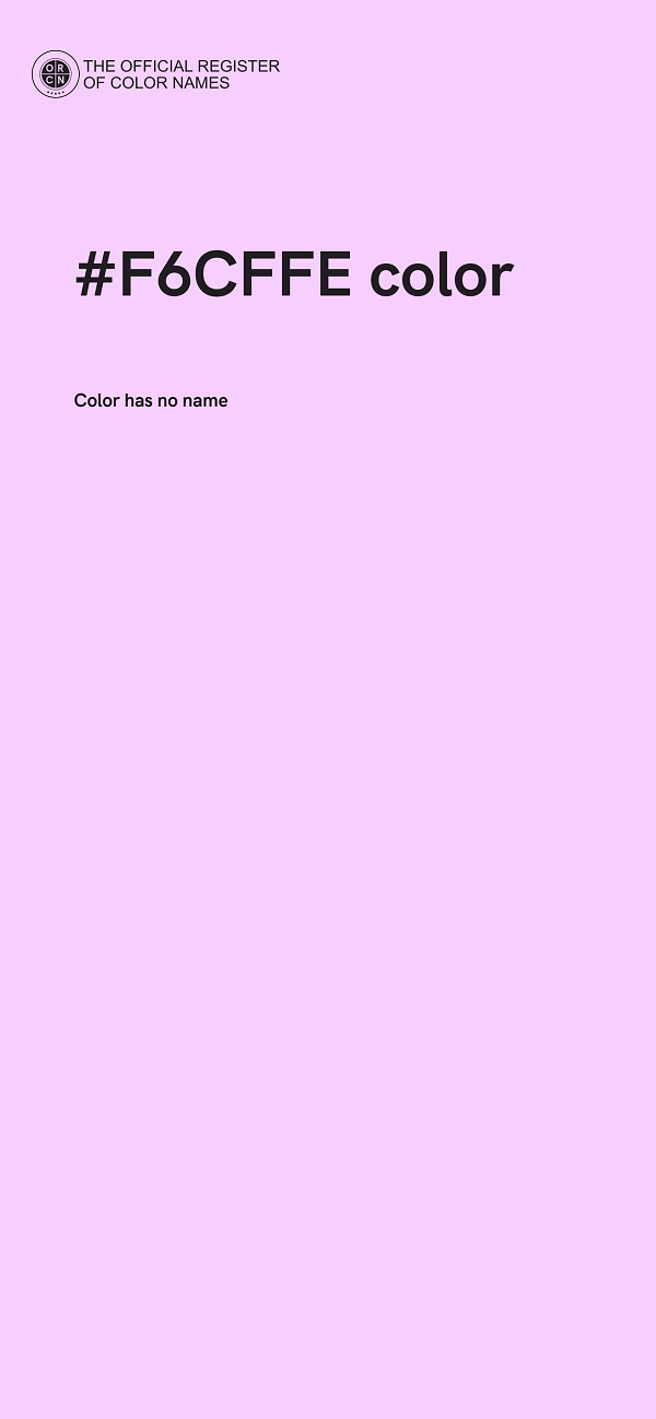#F6CFFE color image