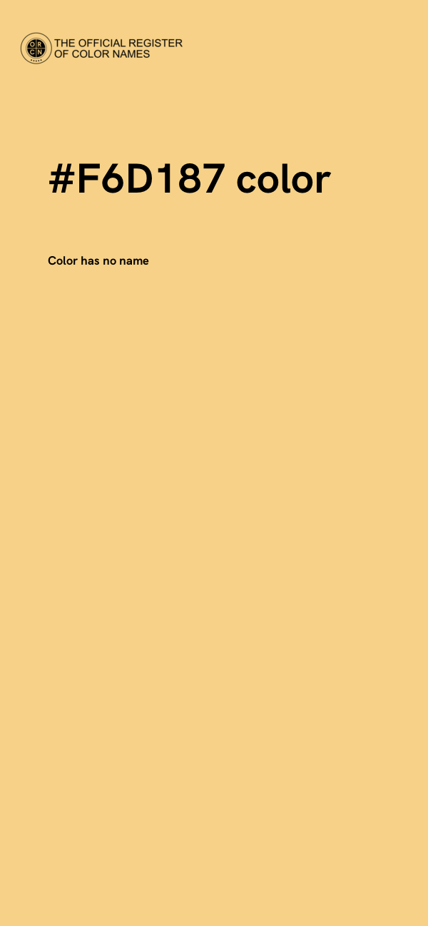 #F6D187 color image