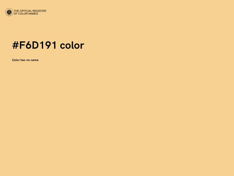 #F6D191 color image