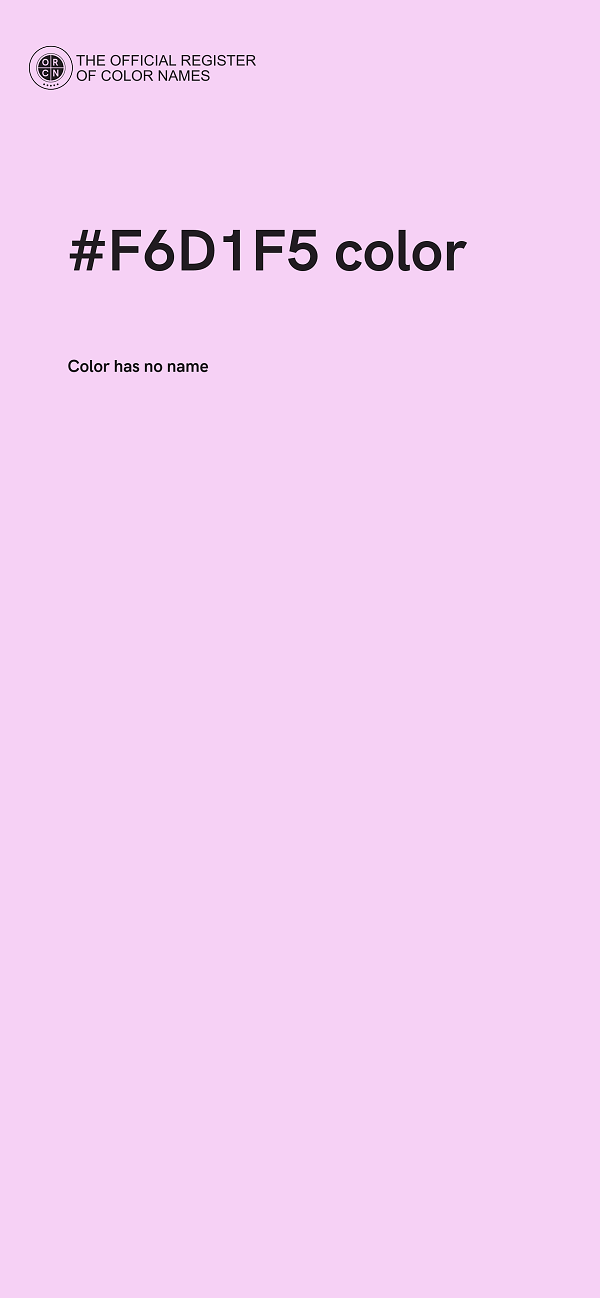 #F6D1F5 color image