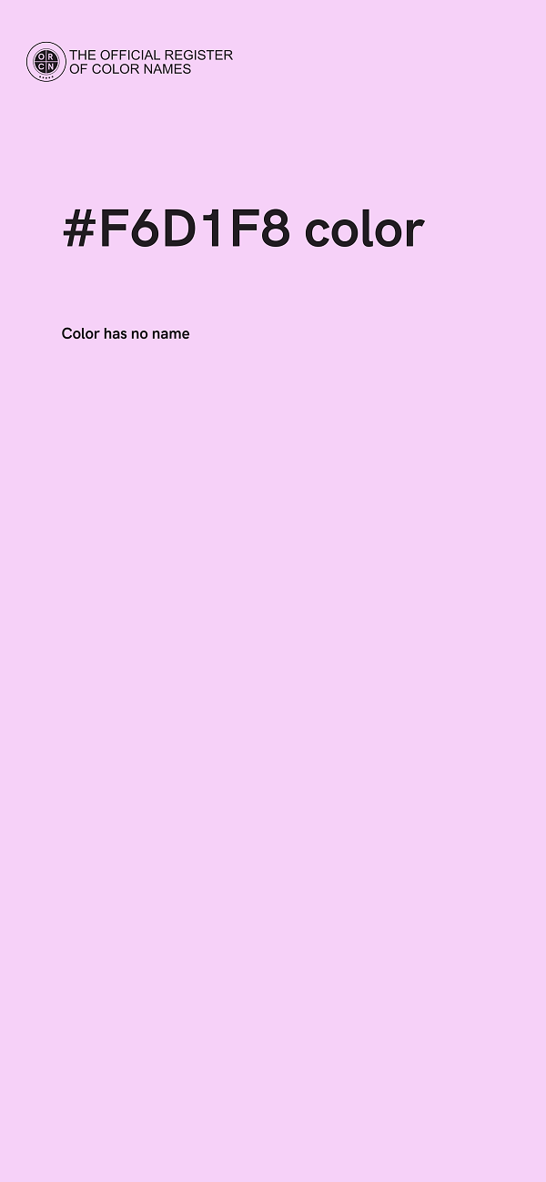 #F6D1F8 color image