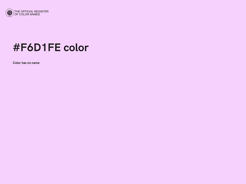 #F6D1FE color image