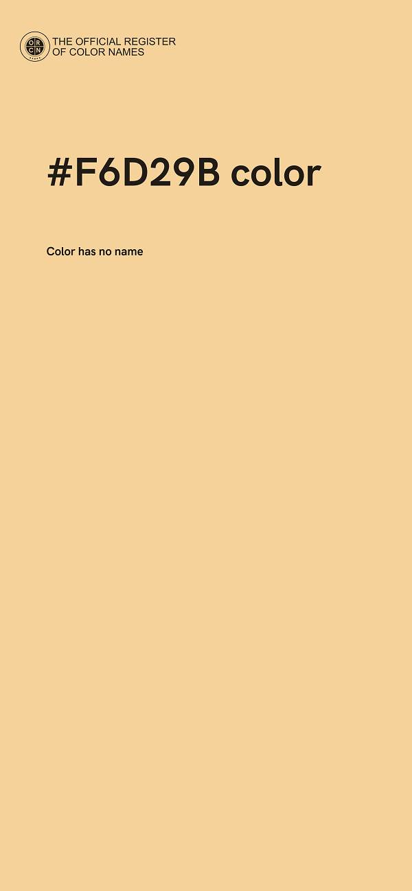#F6D29B color image