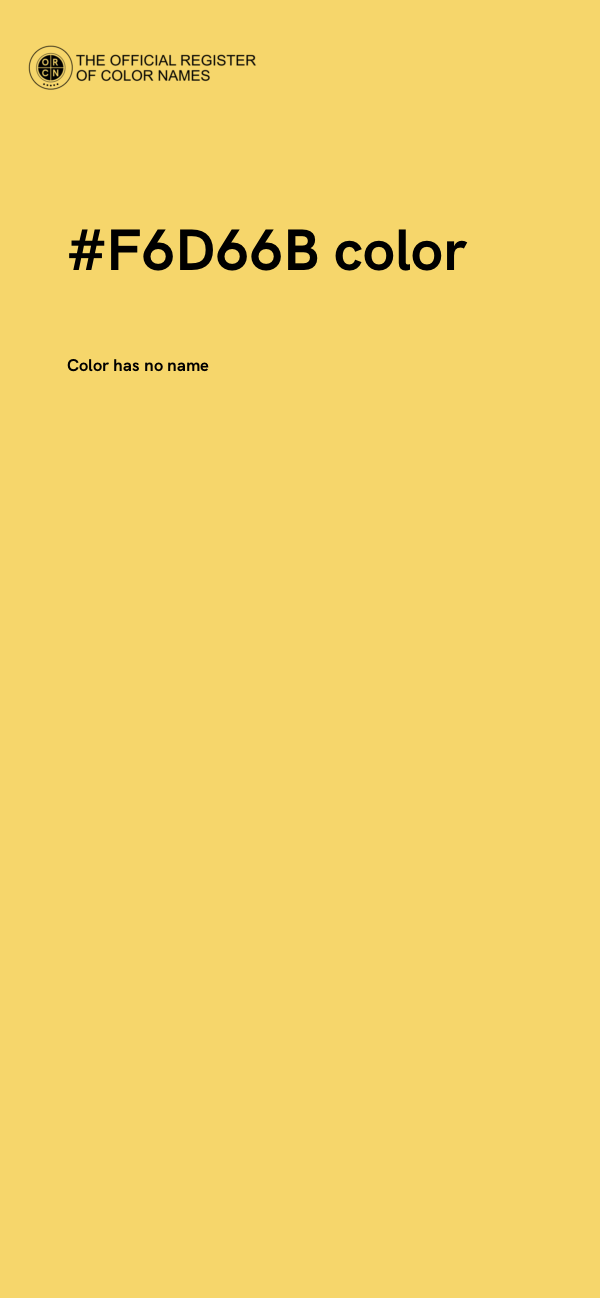 #F6D66B color image