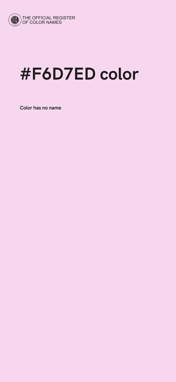 #F6D7ED color image