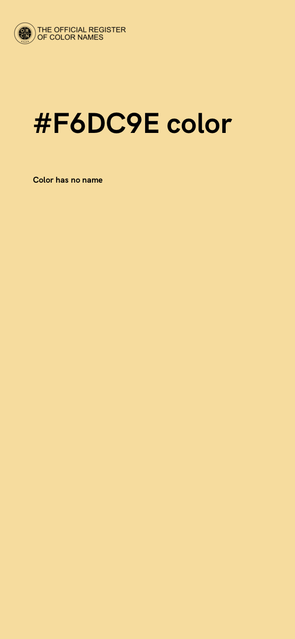 #F6DC9E color image