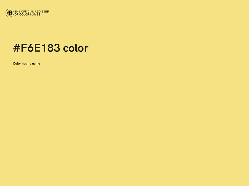 #F6E183 color image