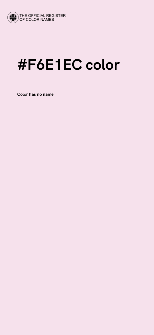 #F6E1EC color image