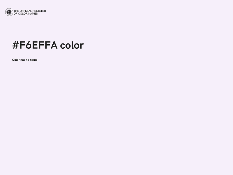 #F6EFFA color image