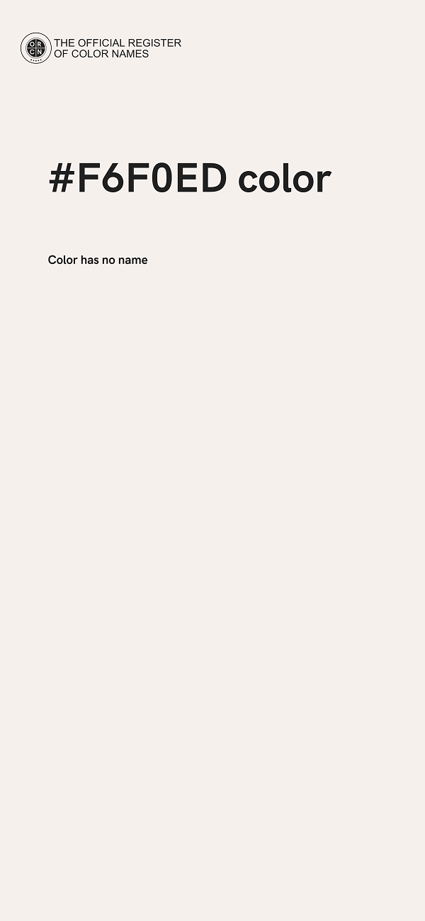 #F6F0ED color image