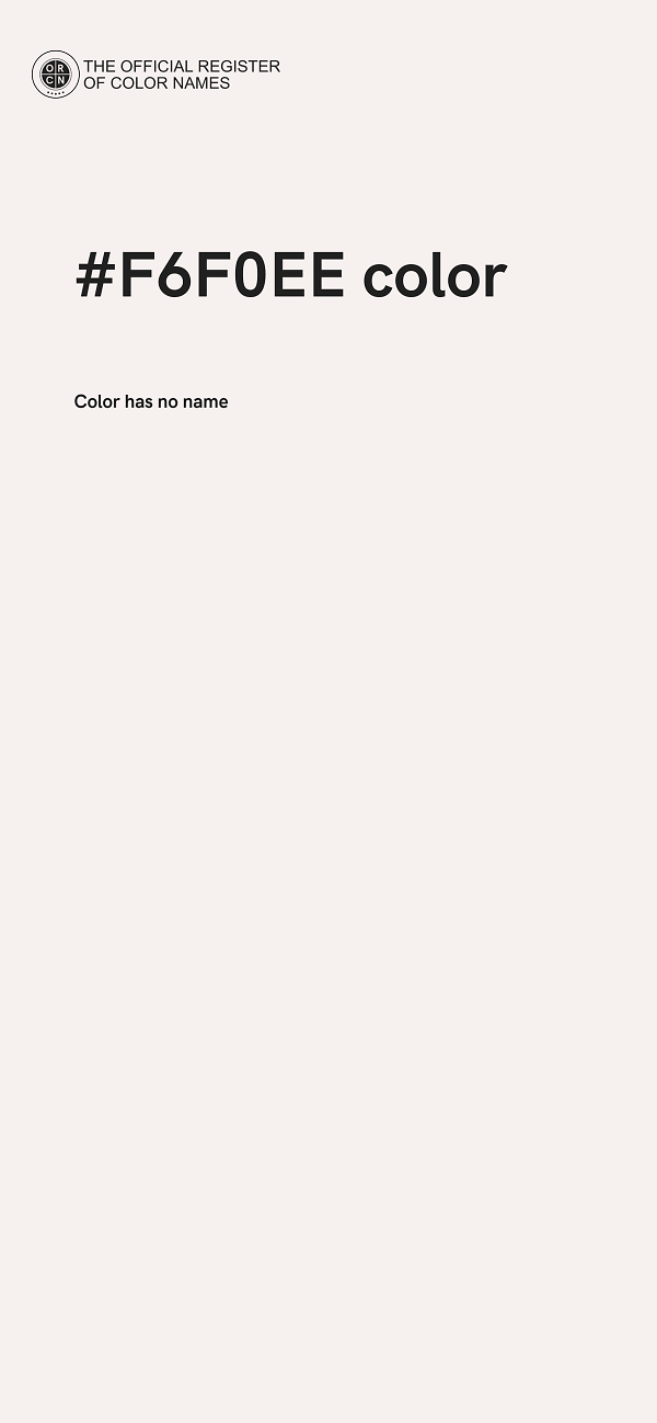 #F6F0EE color image