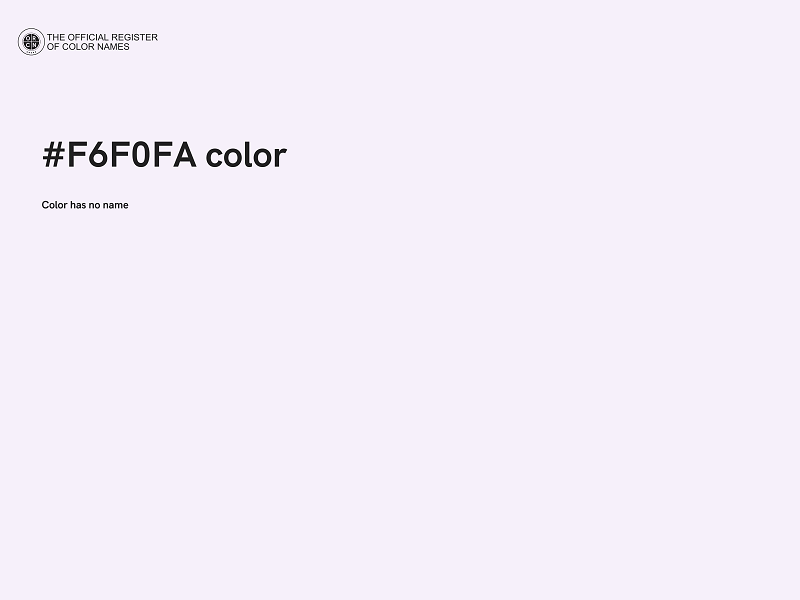 #F6F0FA color image