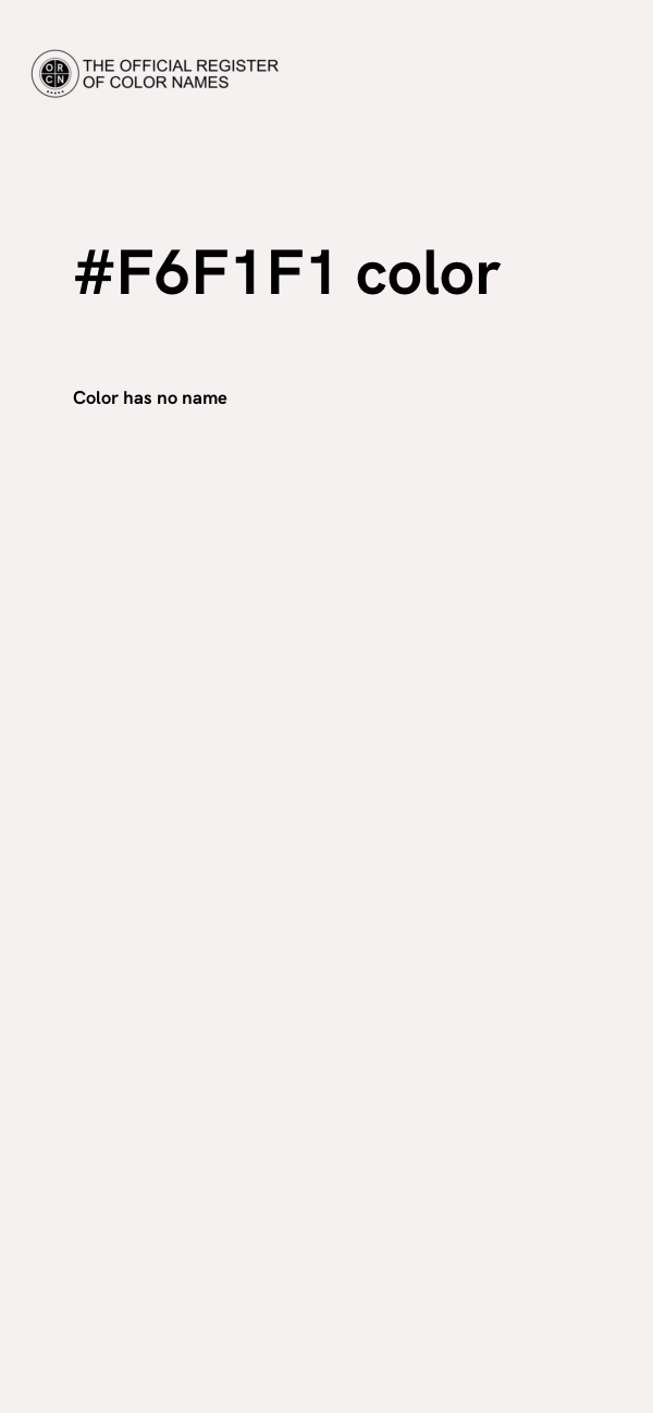 #F6F1F1 color image