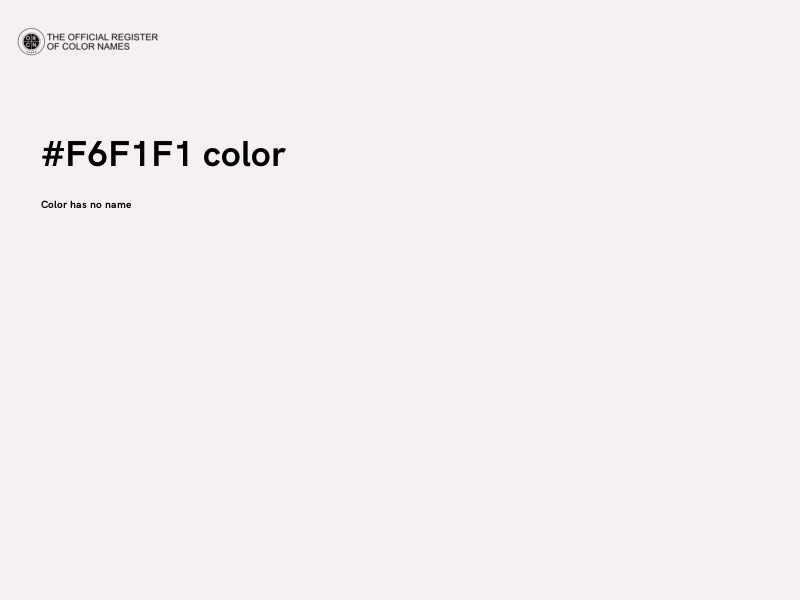 #F6F1F1 color image