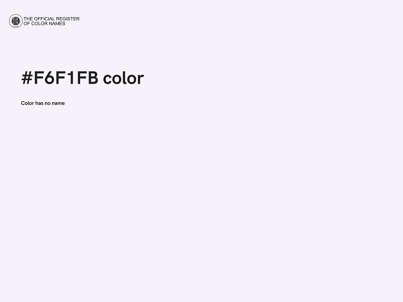 #F6F1FB color image