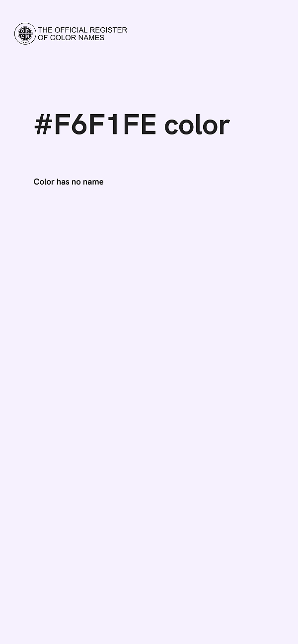 #F6F1FE color image