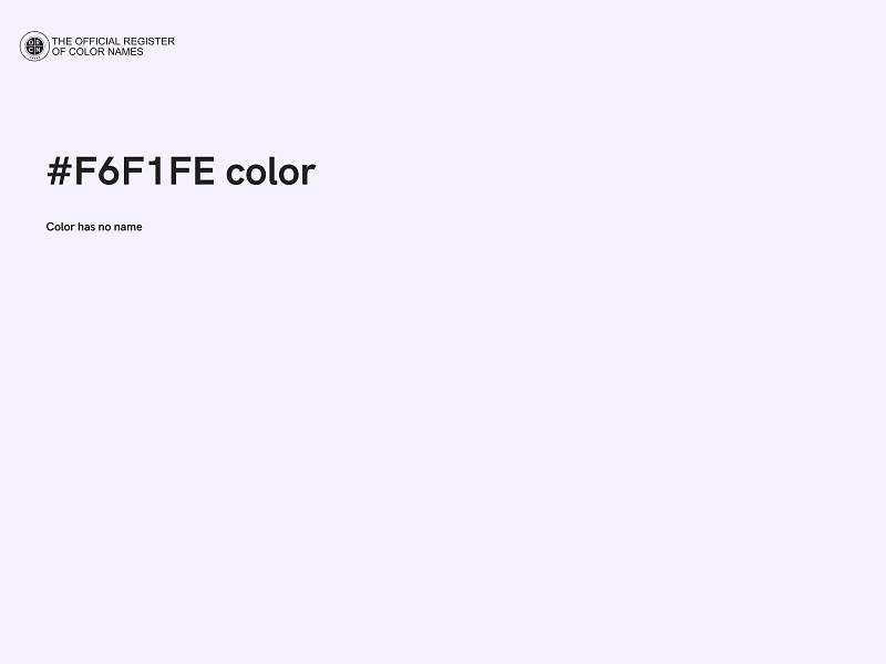 #F6F1FE color image