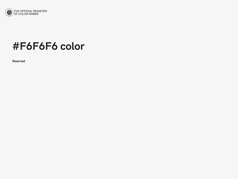 #F6F6F6 color image