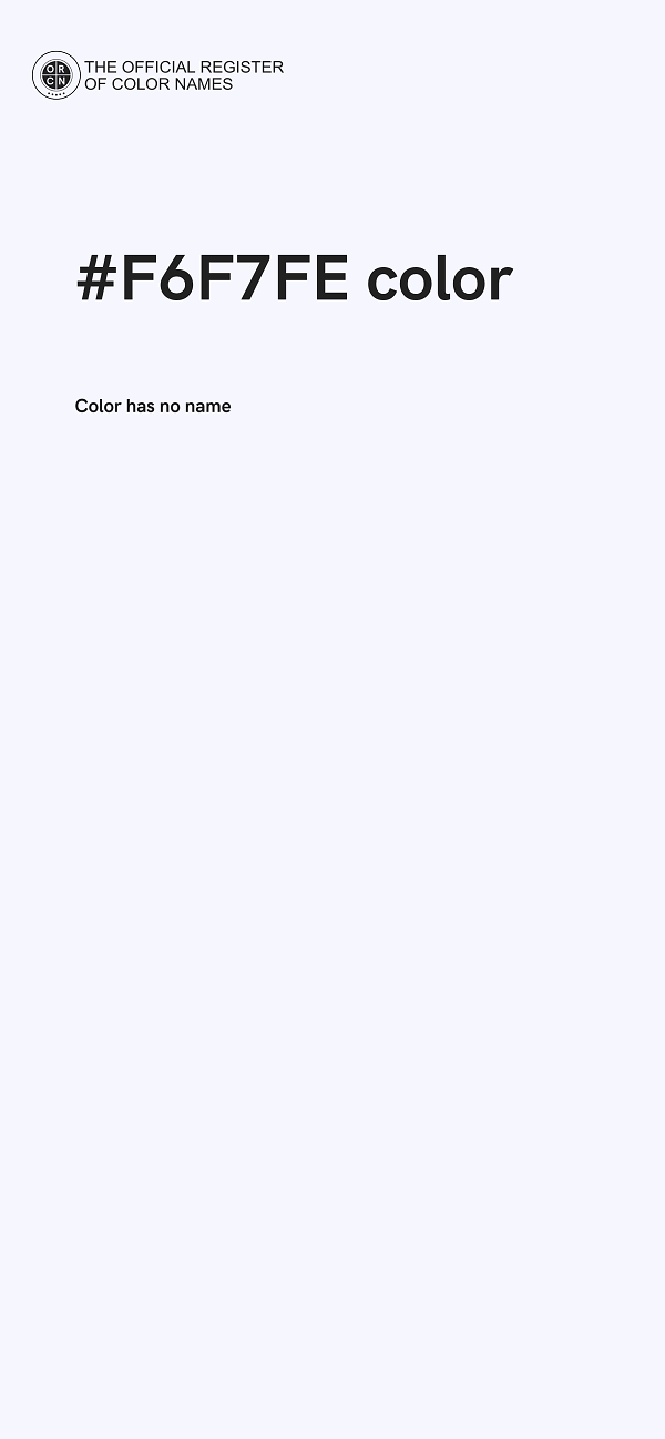 #F6F7FE color image