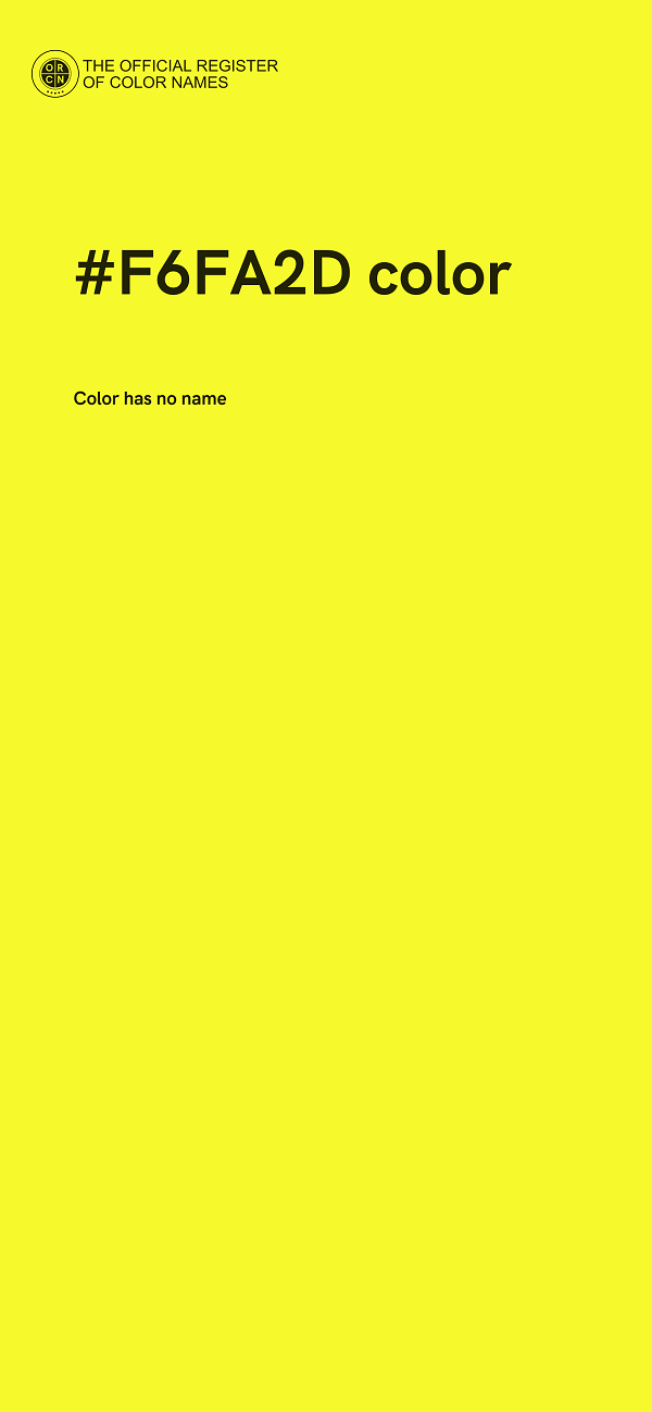 #F6FA2D color image