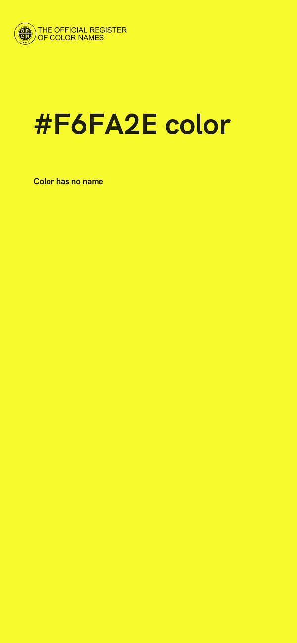 #F6FA2E color image