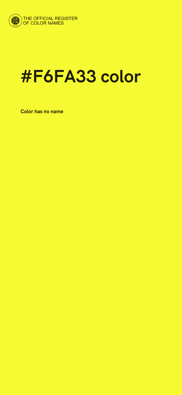 #F6FA33 color image