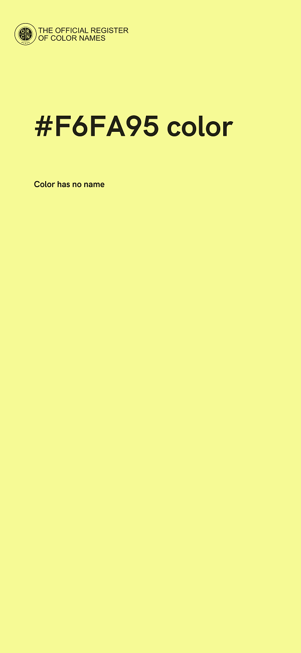 #F6FA95 color image