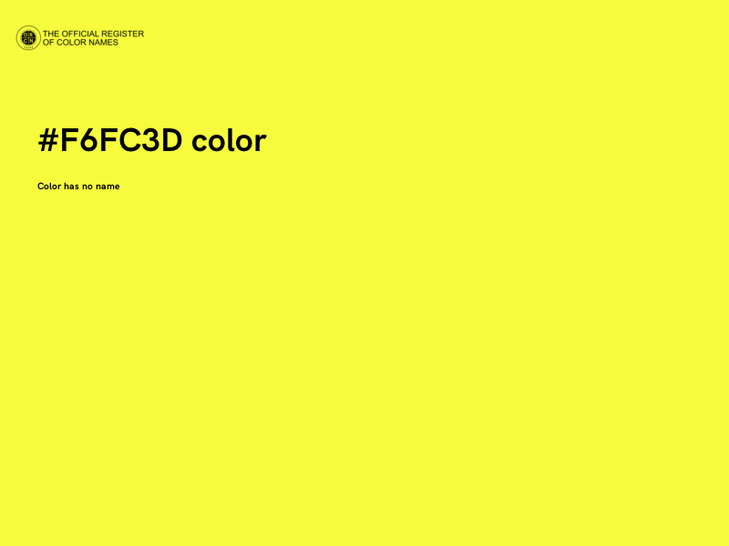 #F6FC3D color image