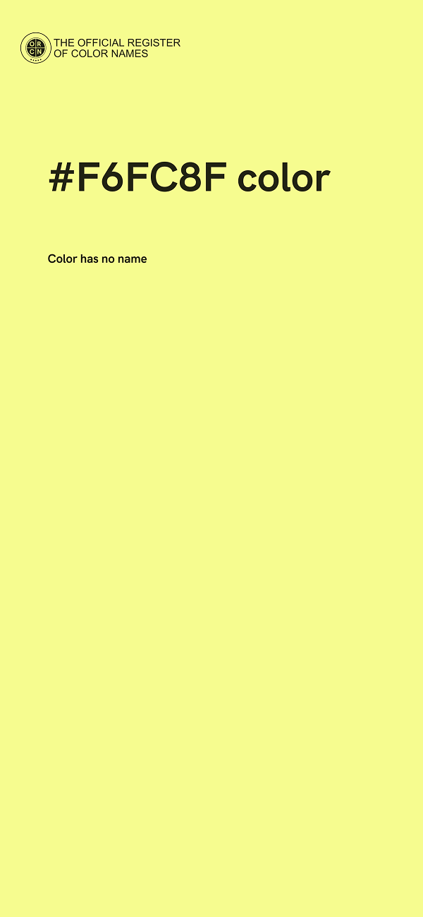 #F6FC8F color image