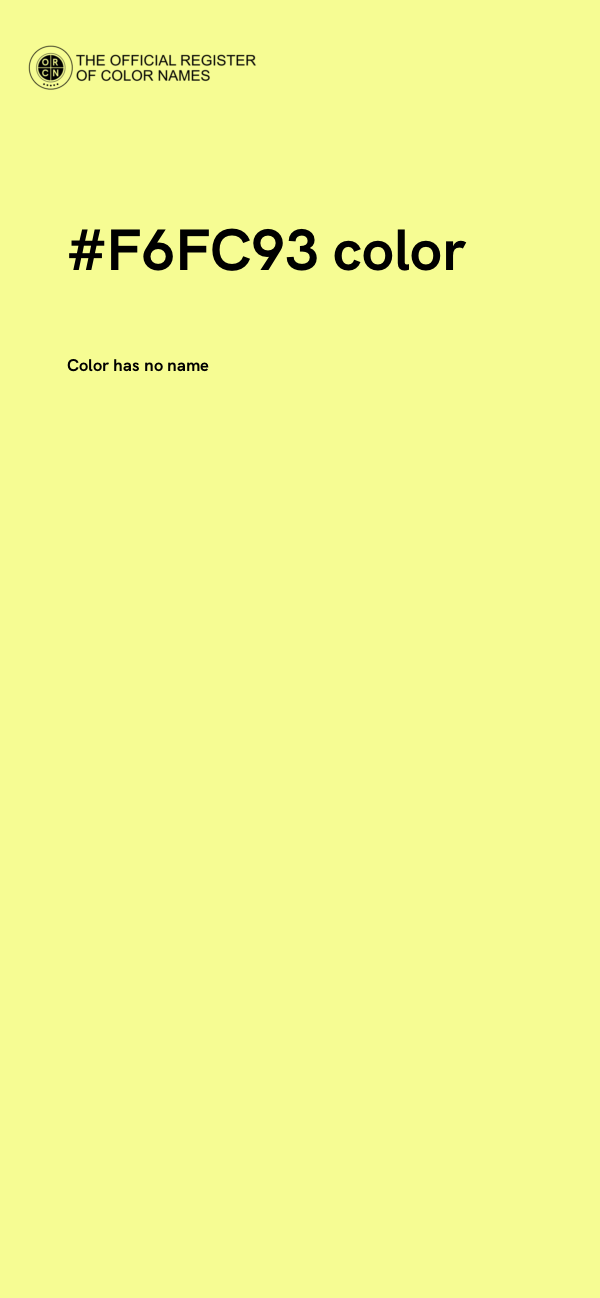 #F6FC93 color image