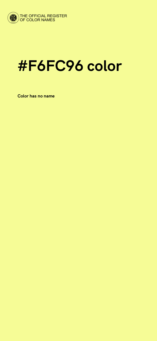 #F6FC96 color image