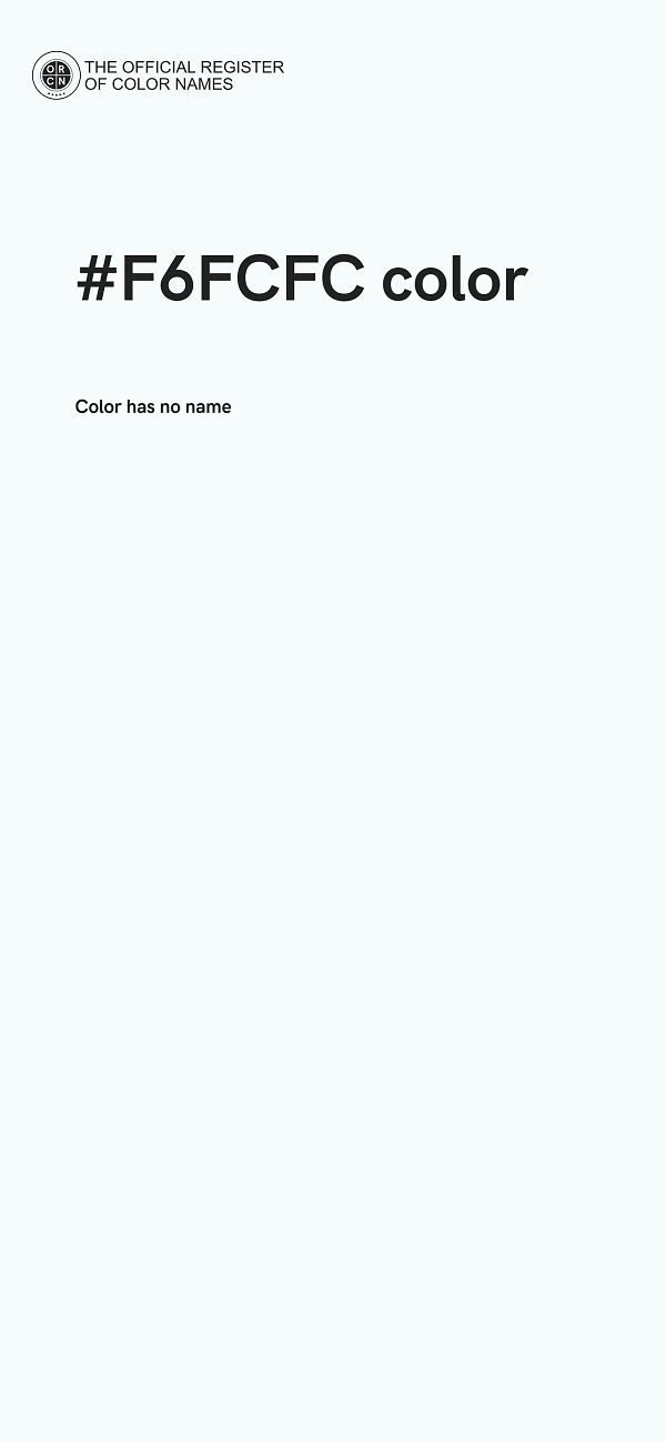 #F6FCFC color image