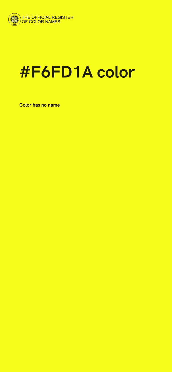 #F6FD1A color image
