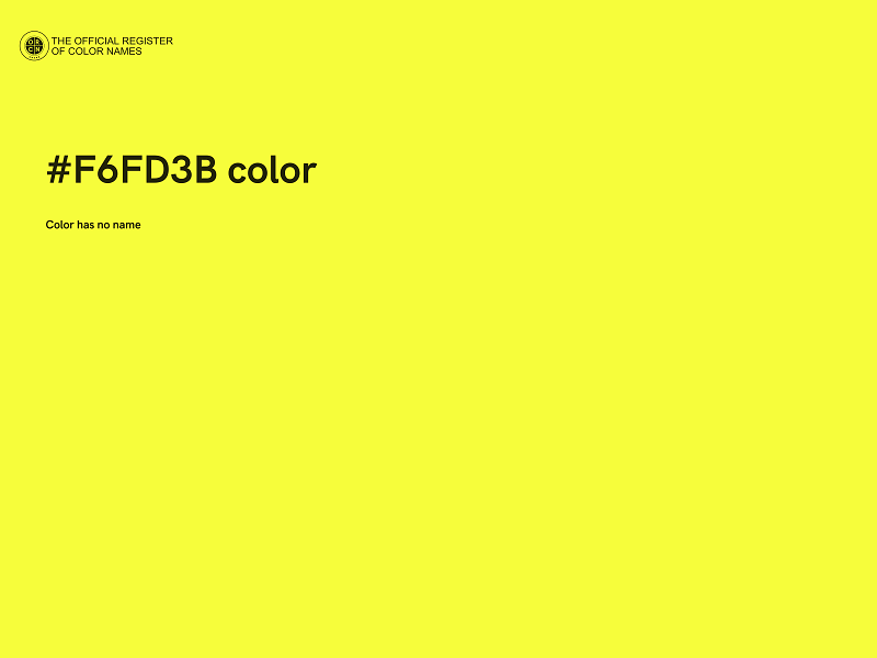 #F6FD3B color image