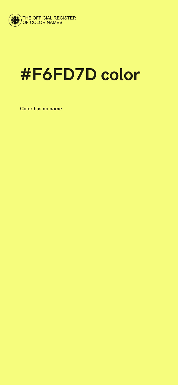 #F6FD7D color image