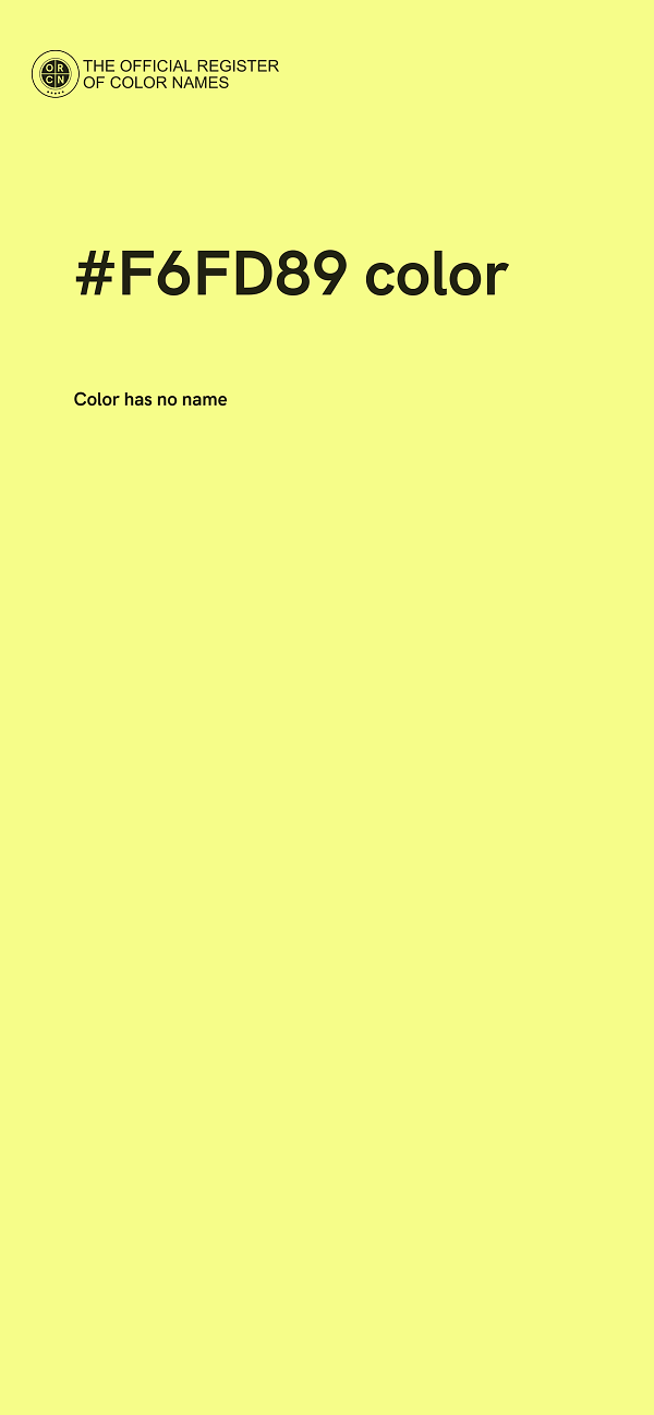 #F6FD89 color image