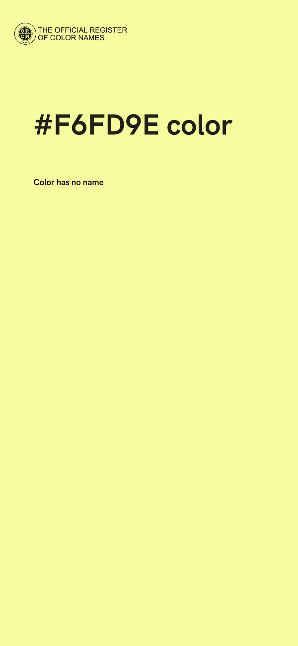 #F6FD9E color image