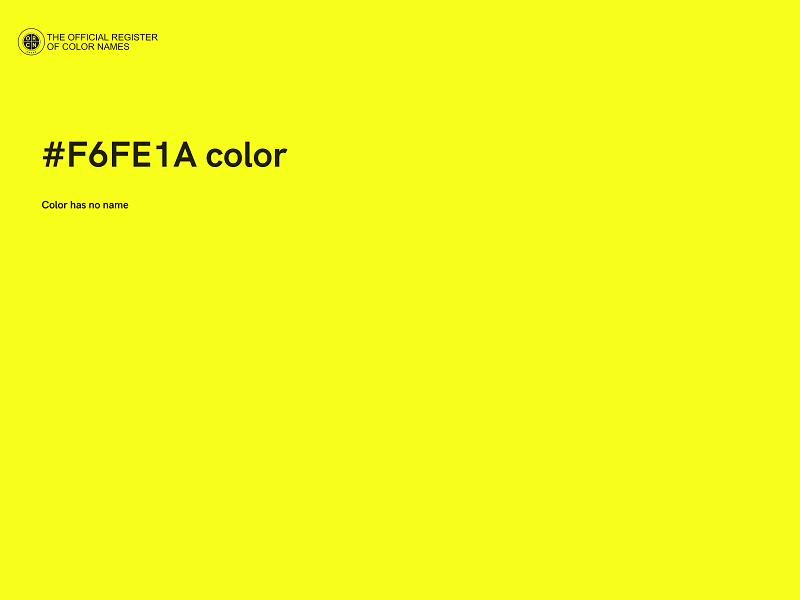 #F6FE1A color image